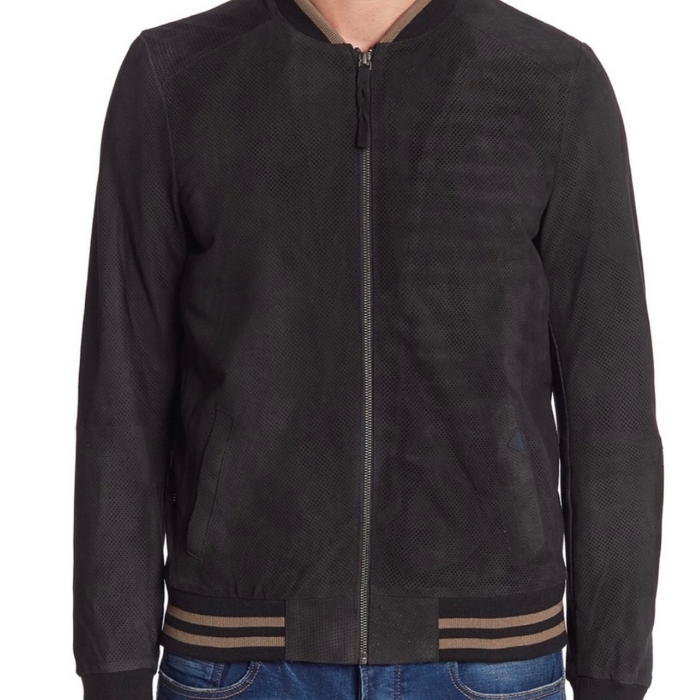 NWT Scotch and Soda Suede Leather Jacket